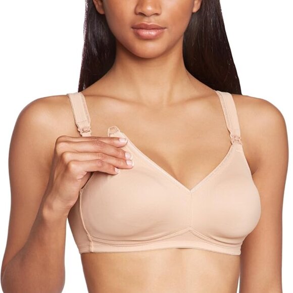 ANITA Maternity Nursing Bra 5080 38F Skin Seamless Preformed Cups Padded Straps - Picture 1 of 3
